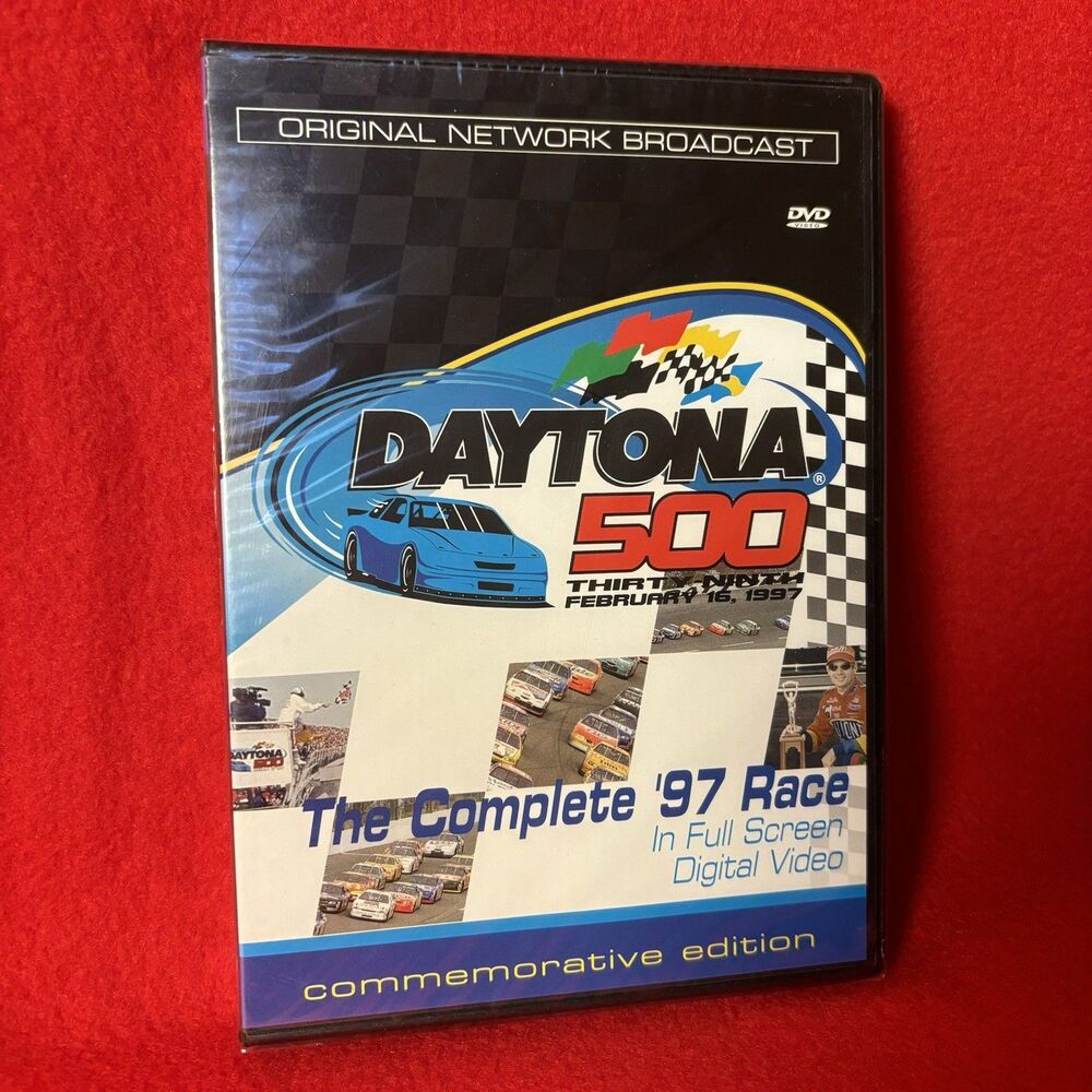 Dale Earnhardt #3 1998 Daytona 500 Victory DVD New Sealed Commemorative Edition